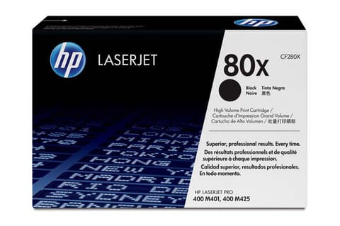 ⁨HP 80x CF280X Toner Cartridge⁩ at Wasserman.eu