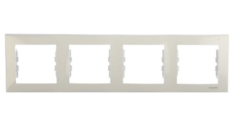 ⁨Sedna Ramka poczwórna biała pozioma SDN5800721⁩ w sklepie Wasserman.eu