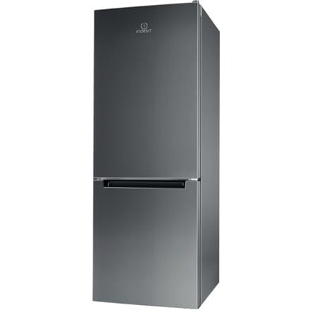 ⁨INDESIT | Refrigerator | LI6 S2E X | Energy efficiency class E | Free standing | Combi | Height 158.8 cm | Fridge net capacity 197 L | Freezer net capacity 75 L | 39 dB | Inox⁩ at Wasserman.eu