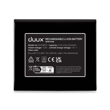 ⁨Stacja dokująca + akumulator 10,8 V do Duux Whisper Flex | DXCFBP05 | Czarny⁩ w sklepie Wasserman.eu