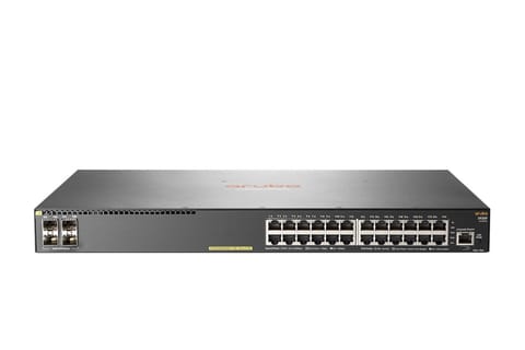 ⁨Aruba 2930F 24G PoE+ 4SFP Managed L3 Gigabit Ethernet (10/100/1000) Power over Ethernet (PoE) 1U Grey⁩ at Wasserman.eu