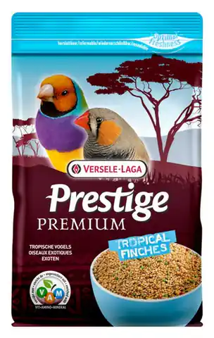 ⁨Versele-Laga Prestige Tropical Finches Premium małe ptaki egzotyczne 800g⁩ w sklepie Wasserman.eu