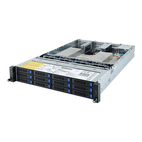 ⁨GIGABYTE R282-Z90 Socket SP3 Rack (2U) Black⁩ at Wasserman.eu