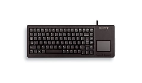 ⁨CHERRY XS Touchpad klawiatura Uniwersalne USB QWERTY US English Czarny⁩ w sklepie Wasserman.eu