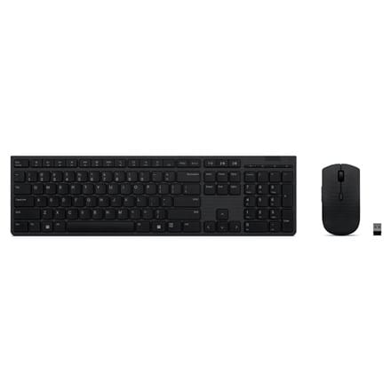 ⁨Lenovo | Professional Wireless Rechargeable Combo Keyboard and Mouse | Keyboard and Mouse Set | Wireless | Mouse included | Lithuanian | Bluetooth | Grey⁩ at Wasserman.eu