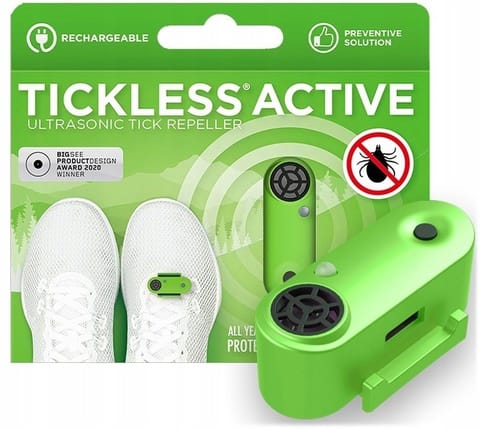⁨Odstraszacz kleszczy dla ludzi Tickless Active Green⁩ w sklepie Wasserman.eu