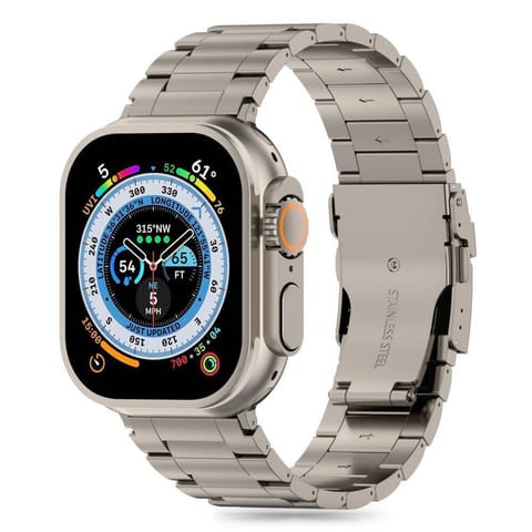 ⁨Pasek do APPLE WATCH 4 / 5 / 6 / 7 / 8 / 9 / SE / ULTRA 1 / 2 (42 / 44 / 45 / 49 MM) Tech-Protect Stainless Pro Titanium⁩ w sklepie Wasserman.eu