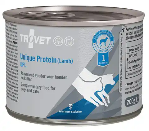 ⁨Trovet Unique Protein UPL Lamb for dog and cat can 200g⁩ at Wasserman.eu