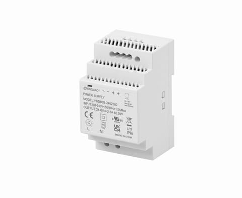 ⁨SWITCHING POWER SUPPLY FOR DIN RAIL YINGJIAO YSD60S-1204500 12V/54W/4.5A⁩ at Wasserman.eu