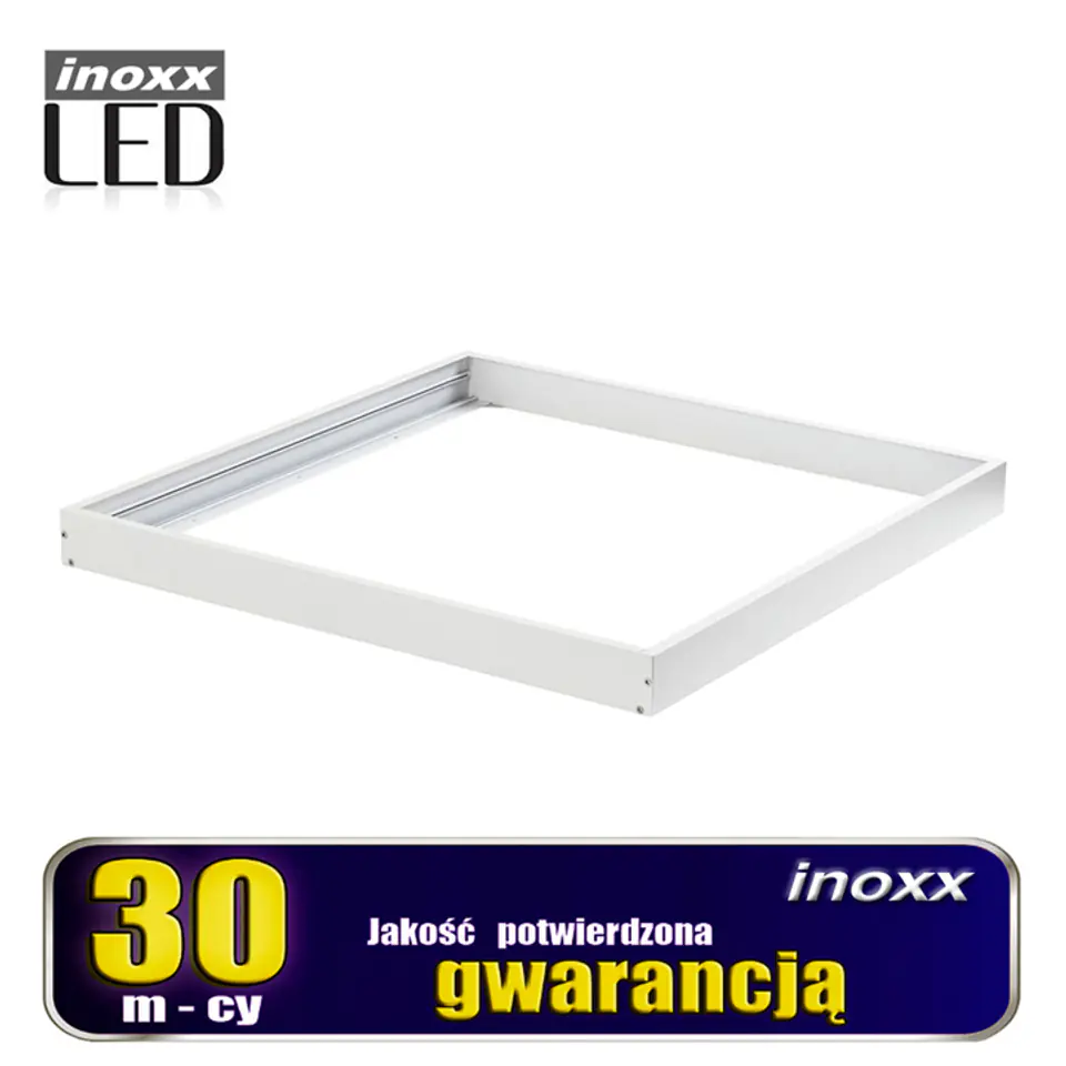 ⁨Ramka natynkowa oprawa do panela led slim 60x60cm⁩ w sklepie Wasserman.eu