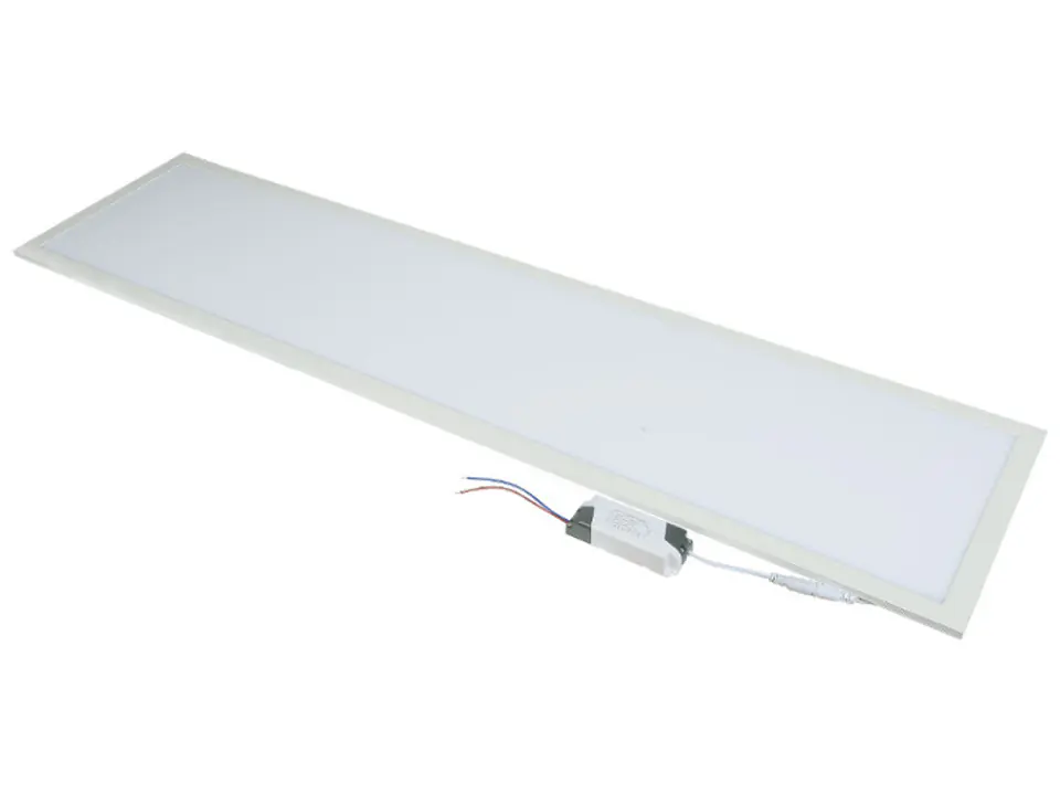 ⁨Ceiling led panel 120x30 60w lamp slim cassette 3000k warm⁩ at Wasserman.eu