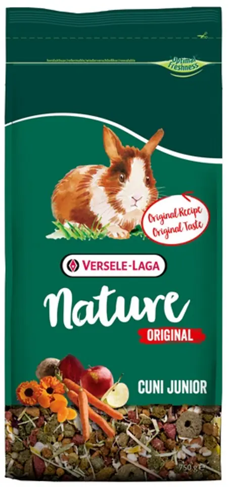 ⁨Versele-Laga Cuni Junior Nature Original food for young rabbit 750g⁩ at Wasserman.eu