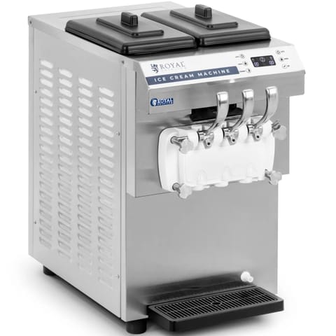 ⁨Maszyna automat do lodów włoskich 1350 W 16 l/h - 3 smaki⁩ w sklepie Wasserman.eu