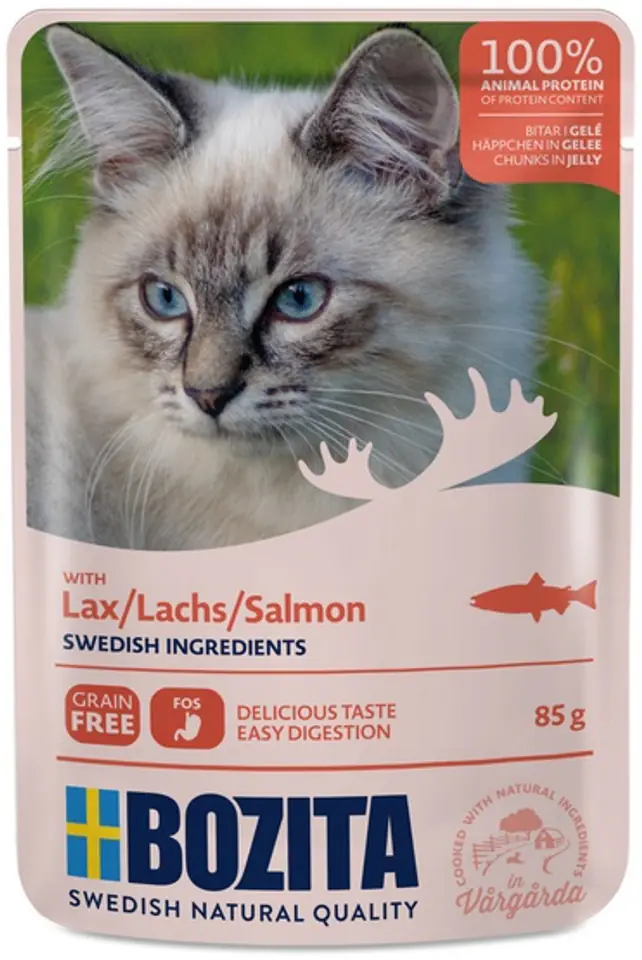 ⁨Bozita Cat Salmon in jelly sachet 85g⁩ at Wasserman.eu