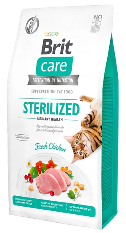 ⁨Brit Care Cat Grain Free Sterilized Urinary Health 7kg⁩ at Wasserman.eu