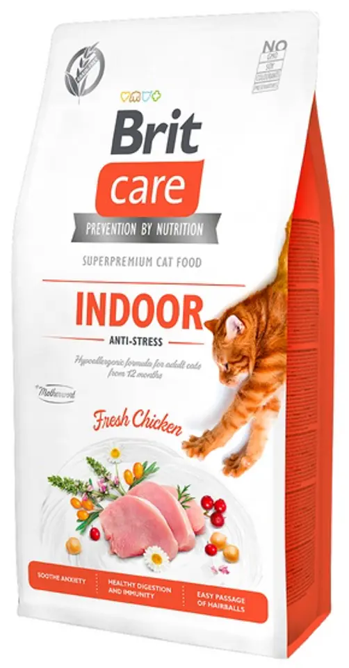 ⁨Brit Care Cat Grain Free Indoor Anti-Stress 2kg⁩ w sklepie Wasserman.eu