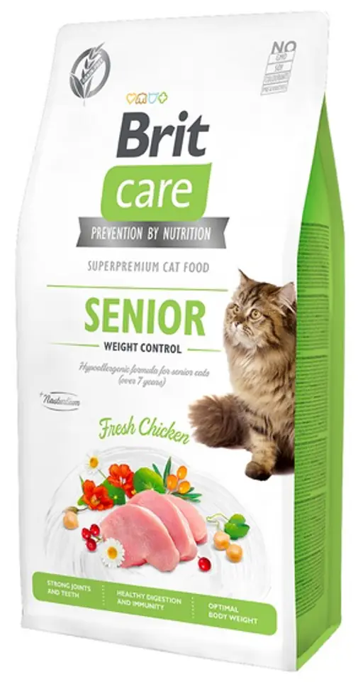 ⁨Brit Care Cat Grain Free Senior Weight Control 400g⁩ w sklepie Wasserman.eu