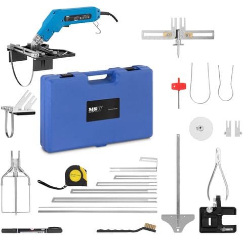 ⁨Nóż termiczny do cięcia styropianu z wycinarką do gniazdek 250 mm 500C 250 W - zestaw⁩ w sklepie Wasserman.eu