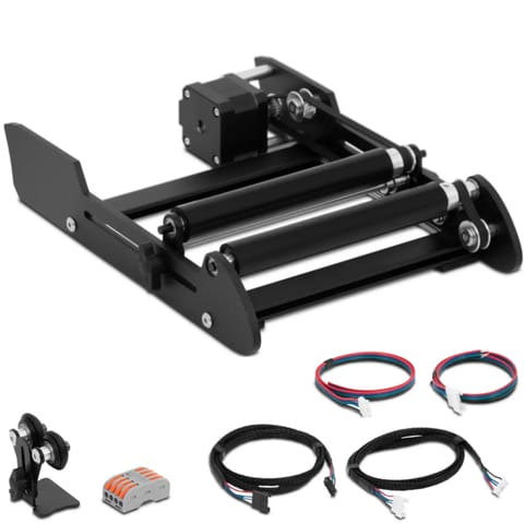 Rolka przystawka obrotowa do grawerki laserowej zakres 3-200 mm w sklepie Wasserman.eu