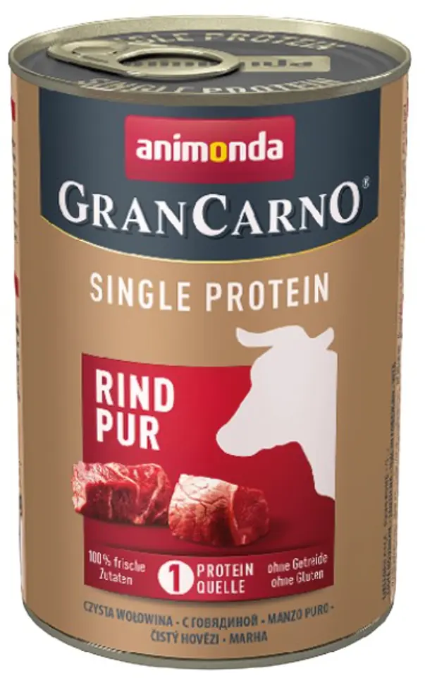 ⁨Animonda GranCarno Single Protein Beef can 400g⁩ at Wasserman.eu