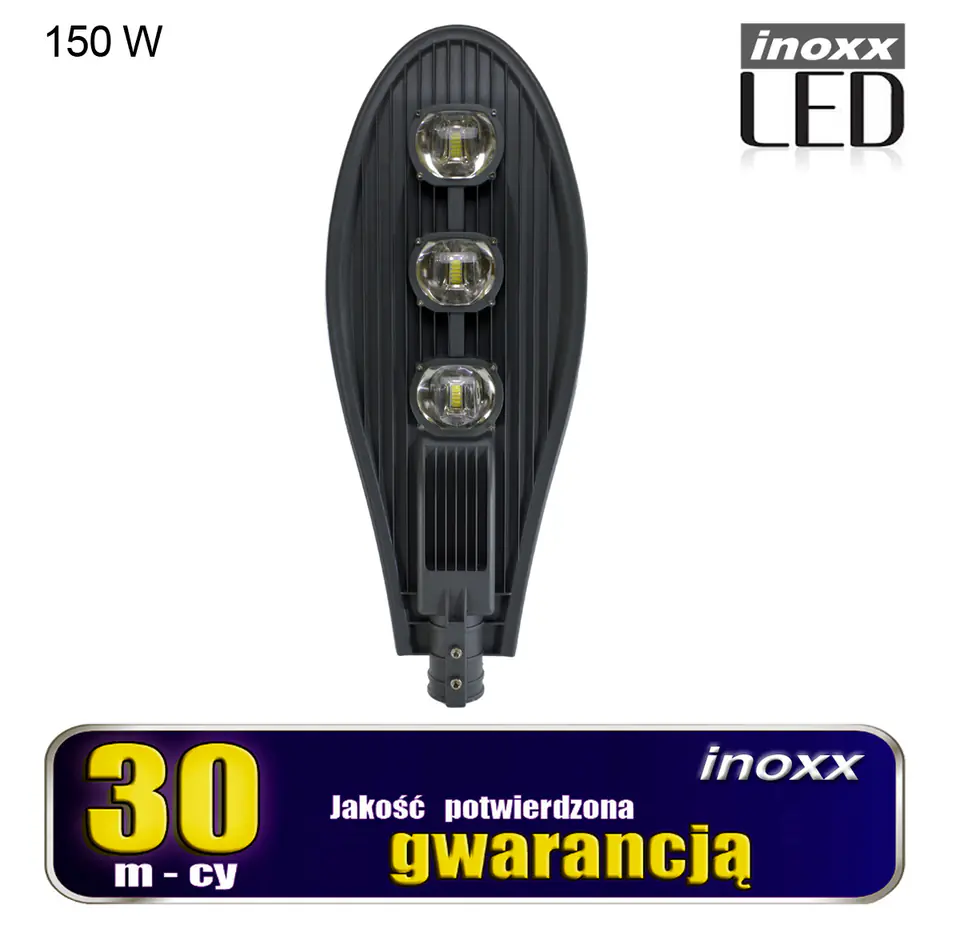 ⁨LAMPA PRZEMYSŁOWA LED LATARNIA ULICZNA 150W IP65 15 000 LM NEUTRALNA 4000K⁩ w sklepie Wasserman.eu