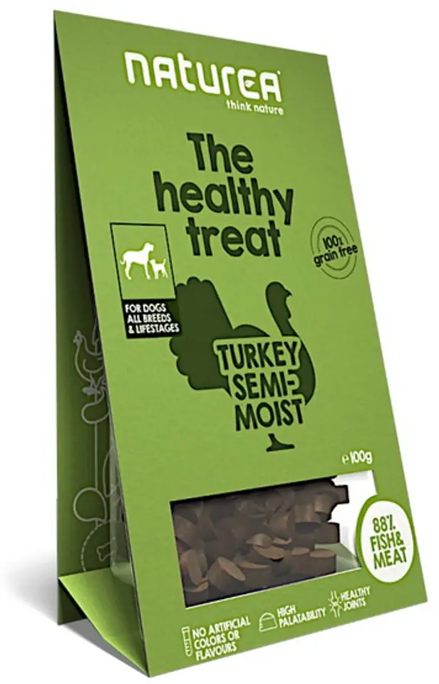 ⁨Naturea Dog Treats - Turkey 100g⁩ at Wasserman.eu