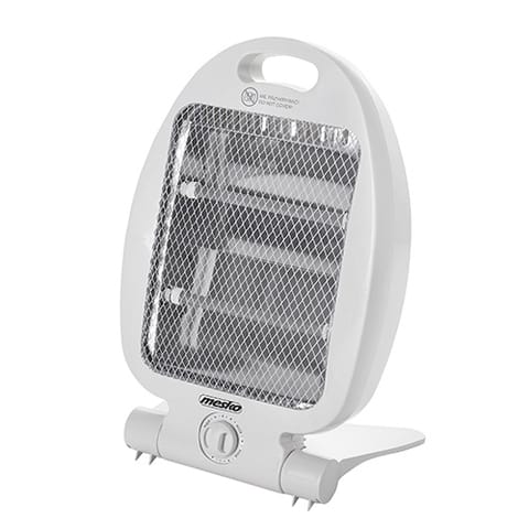 ⁨Mesko Heater MS 7710 Halogen Heater, 800 W, Number of power levels 2, White⁩ at Wasserman.eu