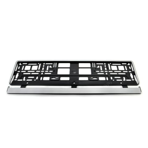 ⁨01163 License plate holder - with silver border / L⁩ at Wasserman.eu