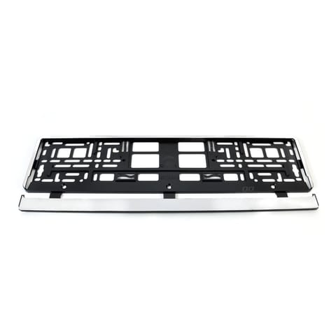 ⁨Ramka tablicy rejestracyjnej chrom elastyczna amio-01164⁩ w sklepie Wasserman.eu