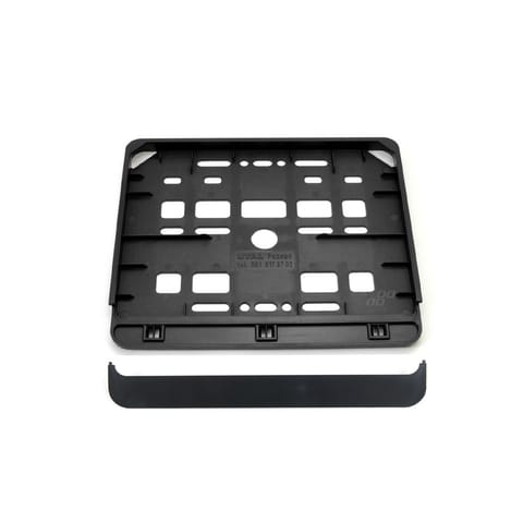 ⁨01166 License plate holder - motor black⁩ at Wasserman.eu