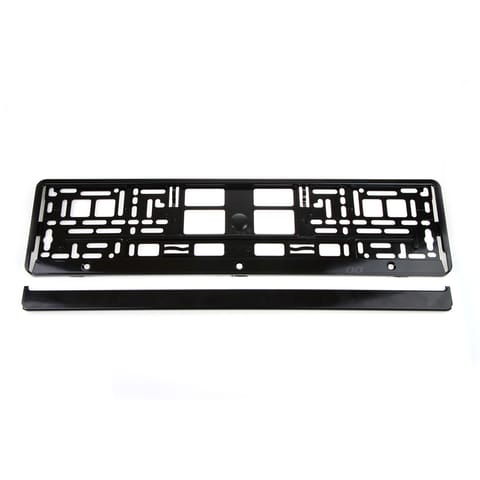 ⁨01644 License plate frame - black metallized⁩ at Wasserman.eu