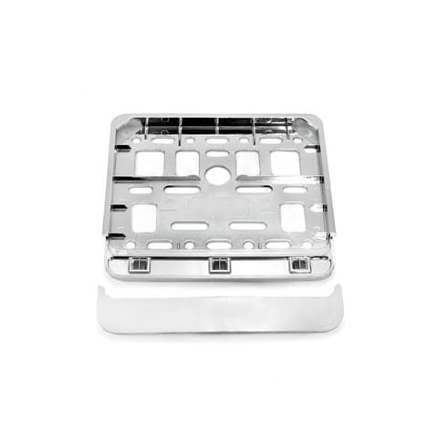 ⁨Ramka tablicy rejestracyjnej chrom skuter motorower amio-01168⁩ w sklepie Wasserman.eu