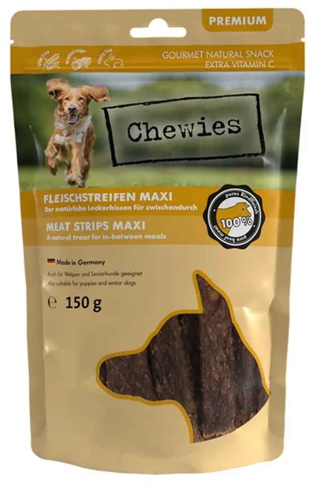 ⁨Chewies Meat Strips Maxi Wołowina 150g⁩ w sklepie Wasserman.eu