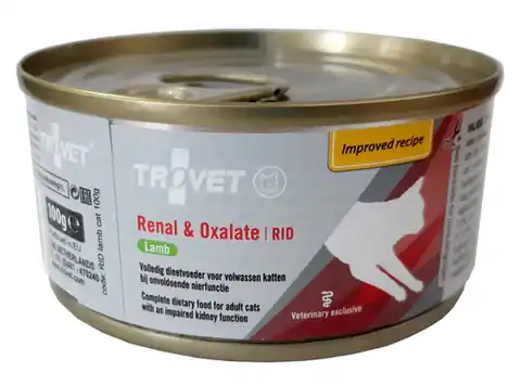 ⁨Trovet RID Renal & Oxalat für Katzenlammdose 100g⁩ im Wasserman.eu