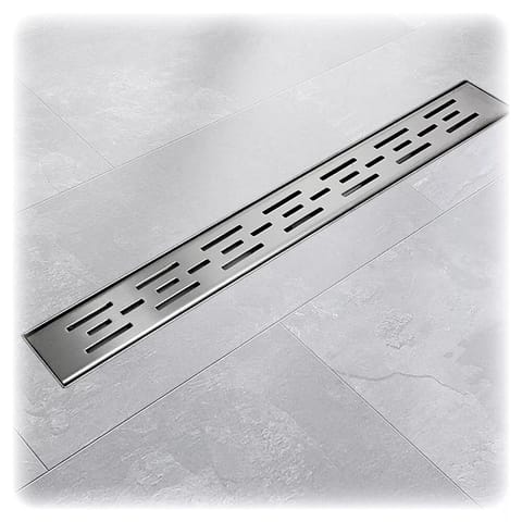 ⁨Matrix 70cm stainless steel shower channel with siphon for bathroom/shower⁩ at Wasserman.eu