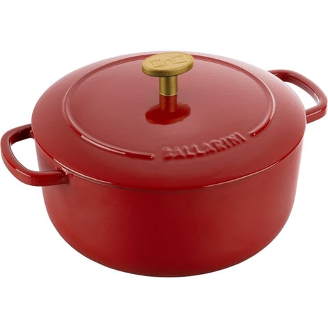 Ballarini Bellamonte Round Cast Iron Pot - Red, 2.6 ltr at Wasserman.eu
