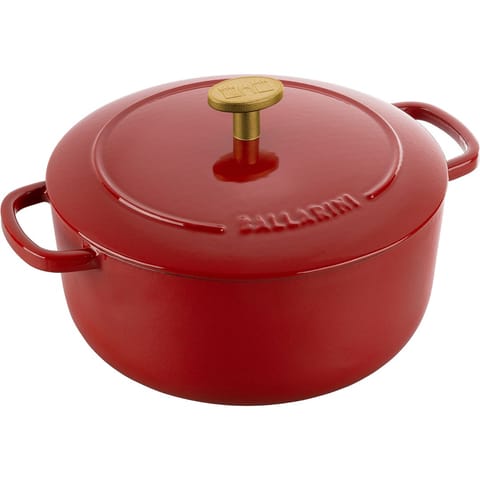 ⁨Ballarini Bellamonte Round Cast Iron Pot - Red, 2.6 ltr⁩ at Wasserman.eu