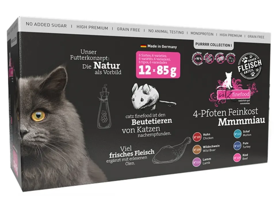 ⁨Catz Finefood Purrrr Collection I saszetki multipack 12x85g⁩ w sklepie Wasserman.eu