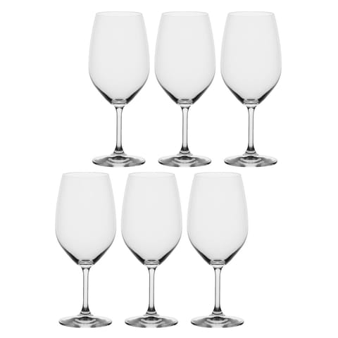 ⁨Set of 6 Bordeaux Novello wine glasses - Transparent, 620 ml⁩ at Wasserman.eu