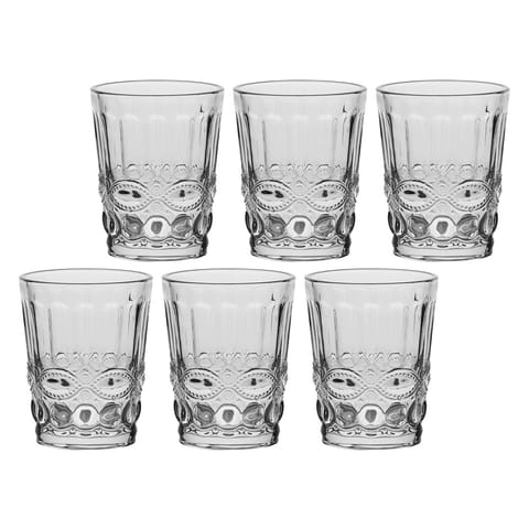 ⁨Set of 6 Barberino Thick-Bottomed Glasses - Transparent, 270 ml⁩ at Wasserman.eu