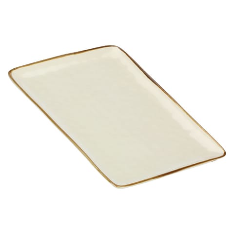 ⁨Concerto Avorio Rectangular Tray - Ivory, 36 x 26.5 cm⁩ at Wasserman.eu