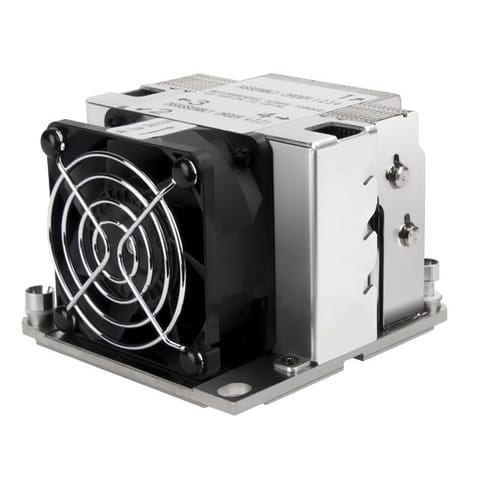 ⁨Silverstone XE02-3647S Processor Cooler 6 cm Aluminium, Black 1 pc(s)⁩ at Wasserman.eu