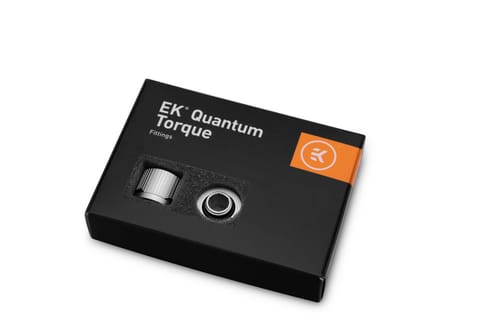 ⁨EK Water Blocks EK-Quantum Torque STC 12/16 - Pack of 6, Satin Titanium⁩ at Wasserman.eu