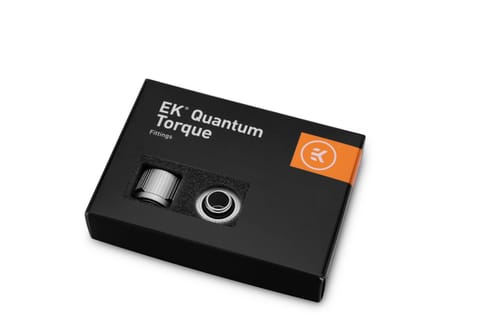 ⁨EK Water Blocks EK-Quantum Torque STC 10/13 - Pack of 6, Satin Titanium⁩ at Wasserman.eu