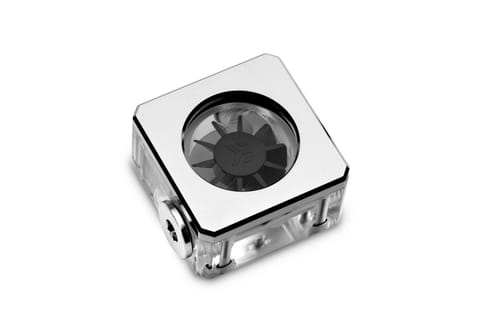 ⁨EK Water Blocks EK-Quantum Flowmeter D-RGB - Nickel⁩ at Wasserman.eu