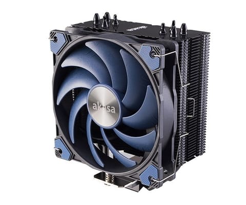 ⁨Akasa Alucia H4 Processor Air cooler 12 cm Black, Blue 1 pc(s)⁩ at Wasserman.eu