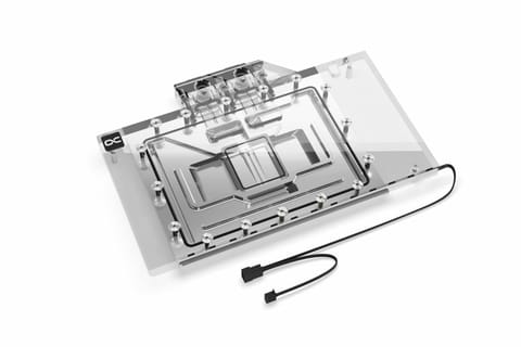 ⁨Alphacool Blok lodowy Aurora RTX 4090 Master V.2 z płytą tylną - akryl + nikiel⁩ w sklepie Wasserman.eu