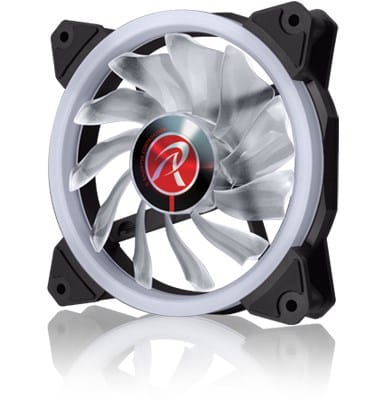 ⁨RAIJINTEK IRIS 12 RBW ADD-3 Computer case Fan 12 cm Black, White 3 pc(s)⁩ at Wasserman.eu