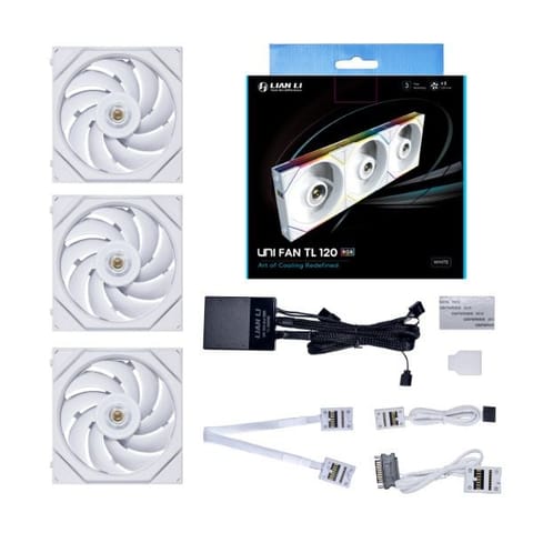 ⁨Lian Li UNI FAN TL Obudowa komputera Wentylator 12 cm Biały⁩ w sklepie Wasserman.eu