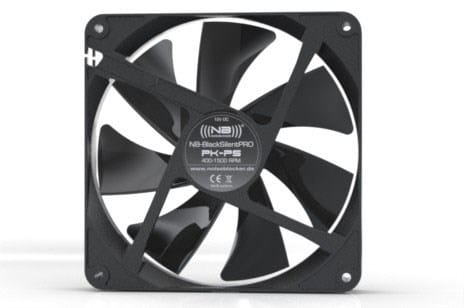 ⁨Noiseblocker NB-BlackSilent Pro Computer case Fan 14 cm Black⁩ at Wasserman.eu